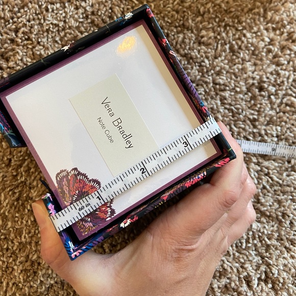 Vera Bradley - Note Cube - Midnight Wildflowers - NWT! - Picture 6 of 9